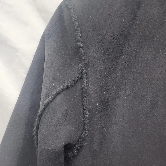 Chelsea And Theodore Large Coat Classy Warm Faux Fur Sherpa Lined - Picture 13 of 16